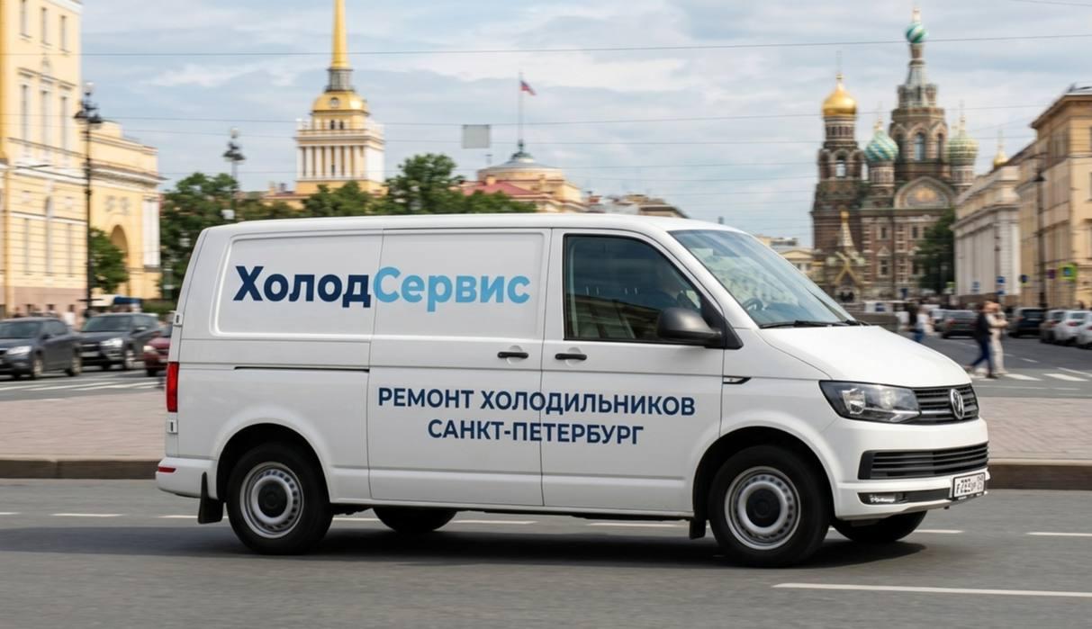 Сервисный фургон ХолодСервис в Санкт-Петербурге